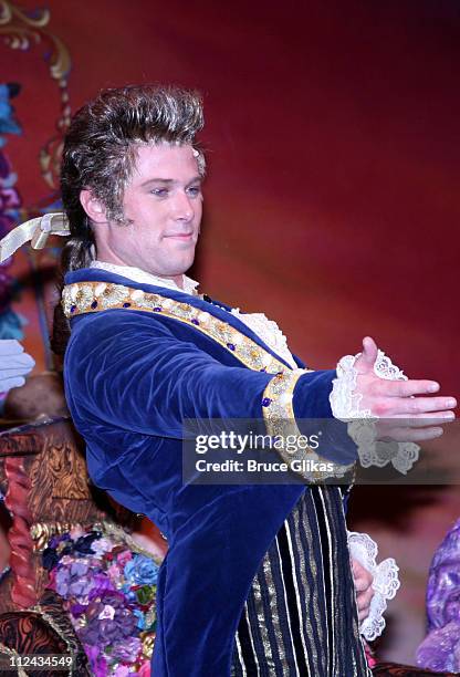 Jacob Young during Soap Star Jacob Young joins "Beauty and The Beast" on Broadway at The Lunt Fontanne Theater in New York, NY, United States.