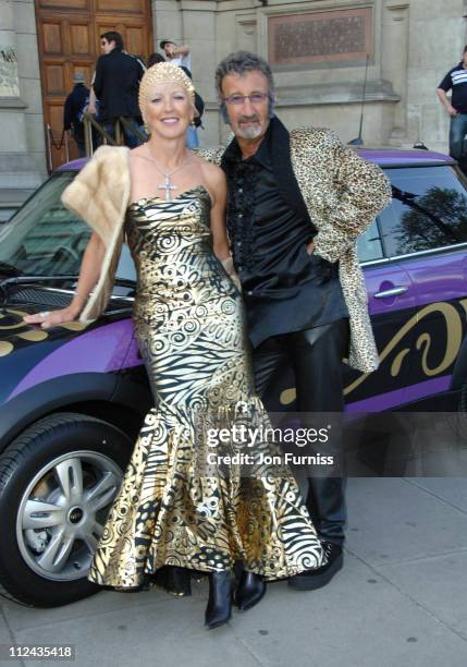 Eddie Jordan and wife Marie Jordan during The Biba Ball - After Party - Inside at Victoria & Albert Museum in London, Great Britain.