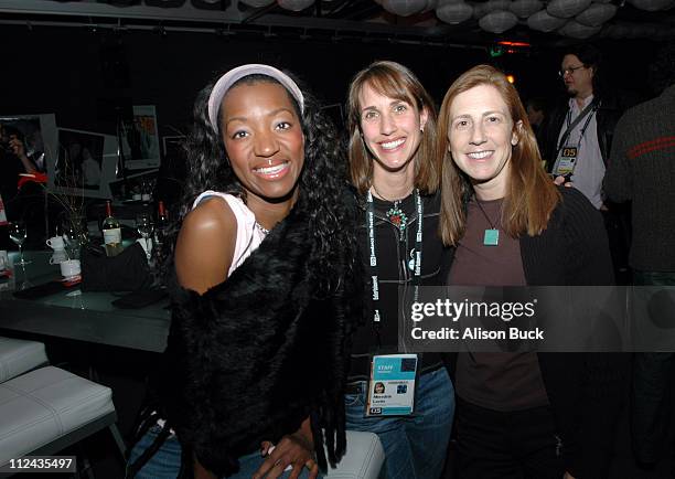 Rose Adkins, Director of Corporate Development for Sundance, Meredith Lavitt and Jill Miller