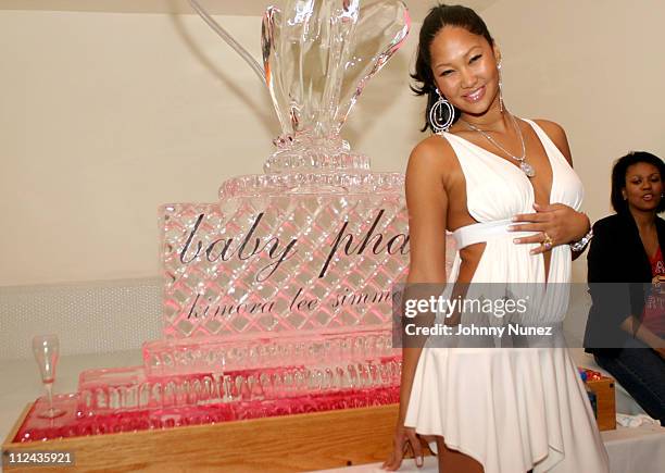 Kimora Lee Simmons during Olympus Fashion Week Fall 2004 - Baby Phat - After Party at Boulevard in New York City, New York, United States.
