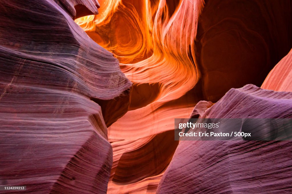 Rock formation in canyon