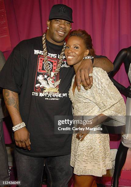 Busta Rhymes and June Ambrose during June Ambrose Celebrates the Release of her New Book "Effortless Style" held at Tenjune. At Tenjune in New York...