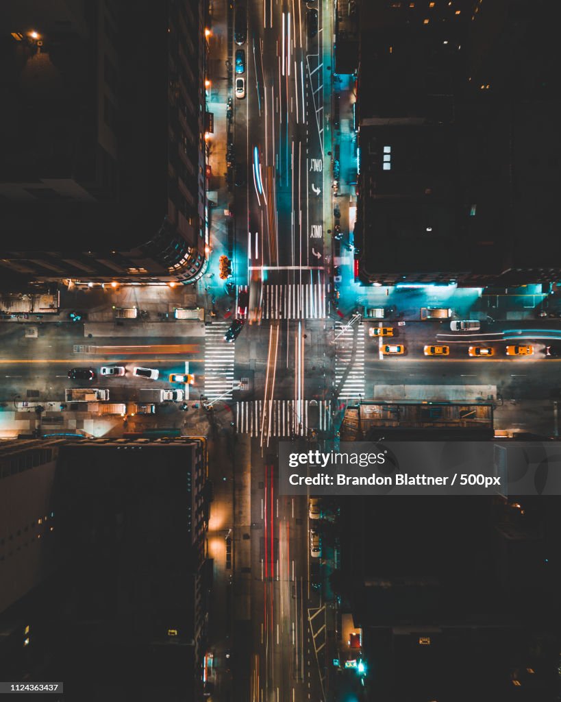 View Of 14Th Street And 6Th Ave From Above