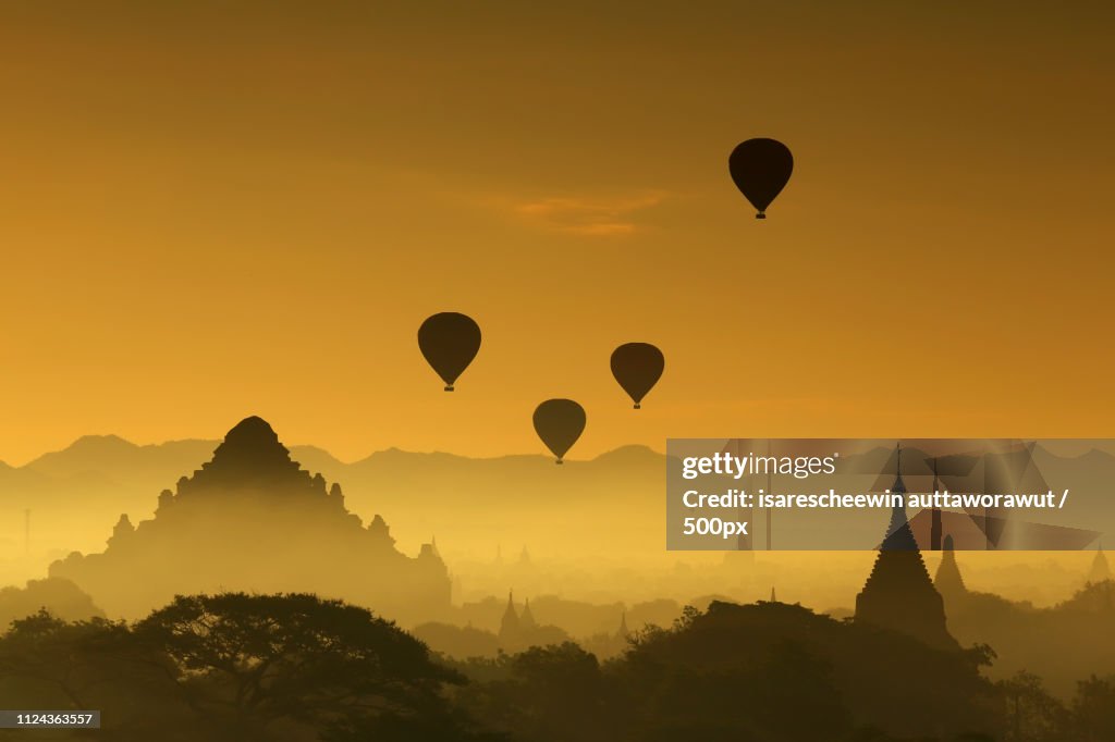 Hot Air Balloons Bagan Myanmar
