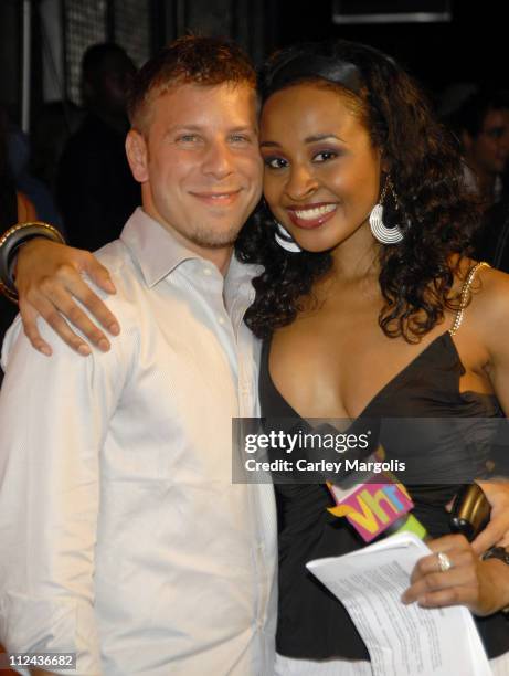 Brad Zeifman and Janell Snowden during June Ambrose Celebrates the Release of her New Book "Effortless Style" held at Tenjune. At Tenjune in New York...