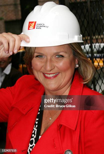 Cynthia McFadden during Rosie's Broadway Kids Hard Hat Party at Maravel Arts Center in New York, NY, United States.