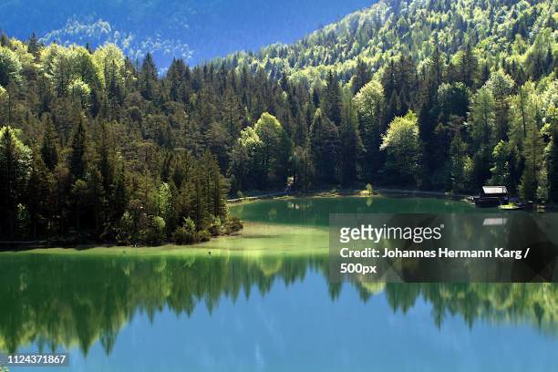lautersee - mittenwald stock pictures, royalty-free photos & images