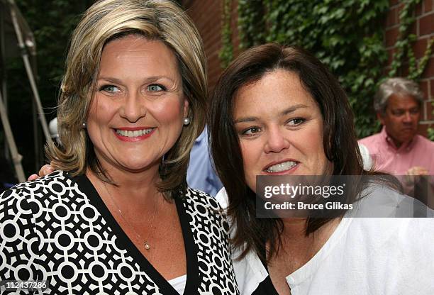 Cynthia McFadden and Rosie O'Donnell during Rosie's Broadway Kids Hard Hat Party at Maravel Arts Center in New York, NY, United States.