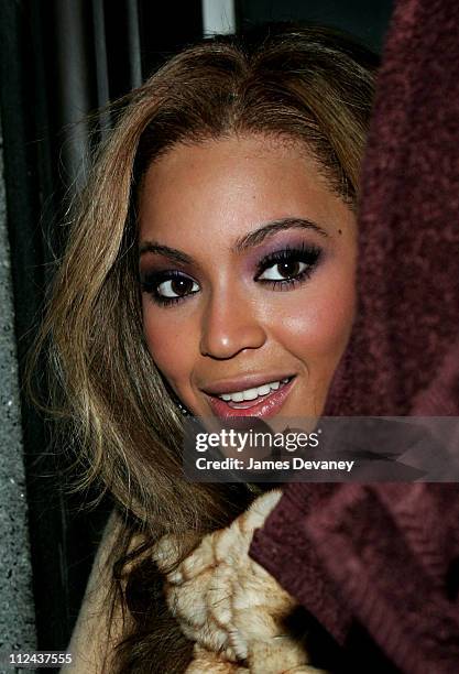 Beyonce during Beyonce Sighting in New York City - November 2, 2005 at Lower Manhattan in New York City, New York, United States.