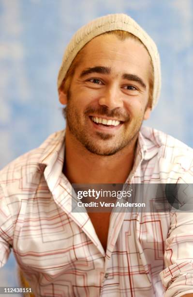 Colin Farrell during "S.W.A.T." Press Conference with Colin Farrell, Samuel L. Jackson and Michelle Rodriguez at The Four Seasons Hotel in Beverly...