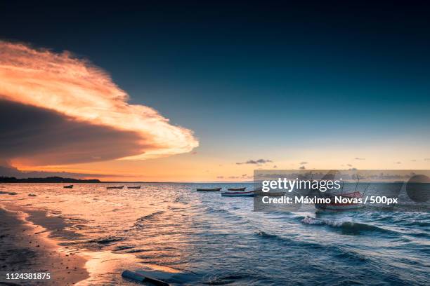 atardecer - playa atardecer stock pictures, royalty-free photos & images