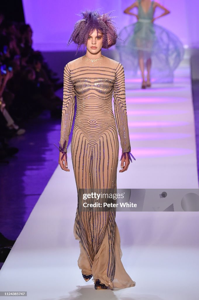 Jean-Paul Gaultier : Runway - Paris Fashion Week - Haute Couture Spring Summer 2019