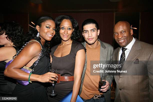 Gabrielle Union, Tracee Ellis Ross, Rick Gonzalez and John Singleton