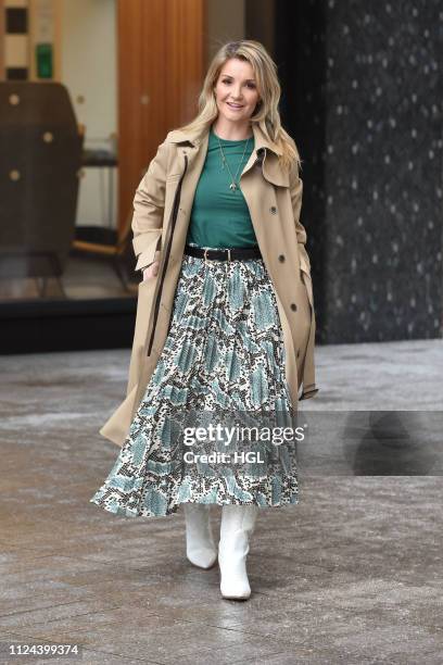 Helen Skelton sighting on January 24, 2019 in London, England.
