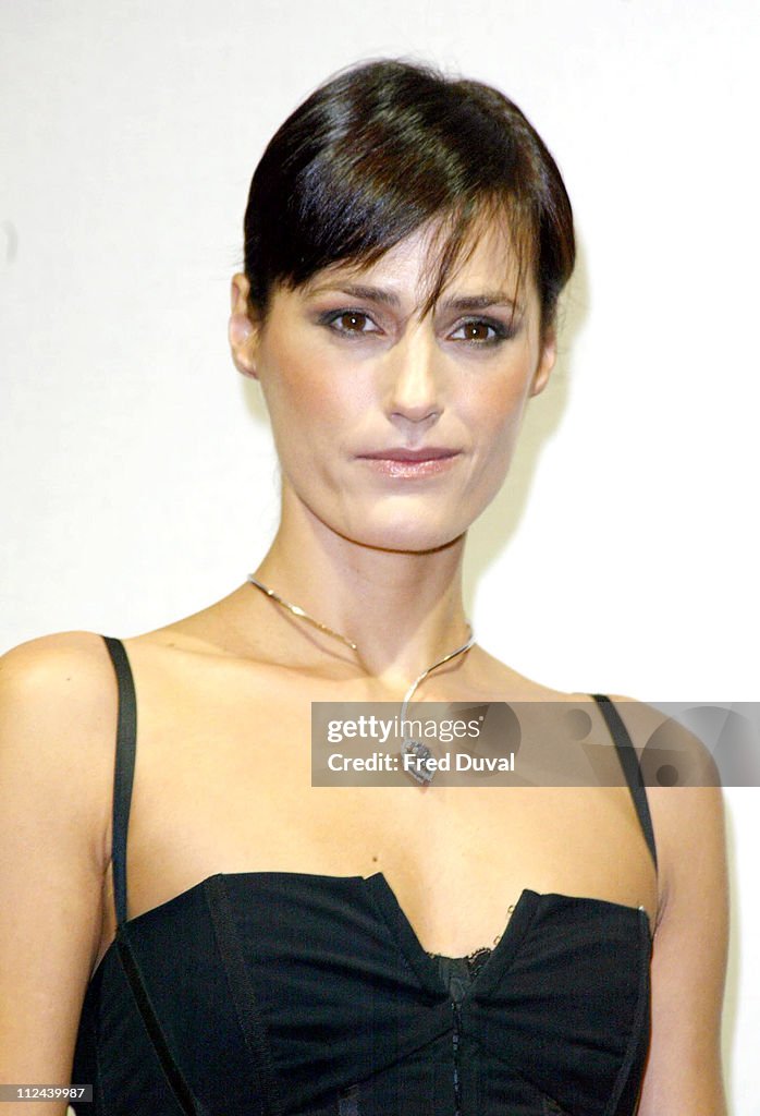 Yasmin Le Bon Wearing "The Blue Empress", Designed By Christian Tse