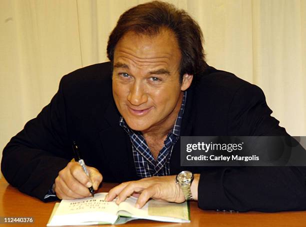 Jim Belushi during Jim Belushi Signs Copies of His New Book "Real Men Don't Apologize!" - May 15, 2006 at Barnes and Noble in New York City, New...