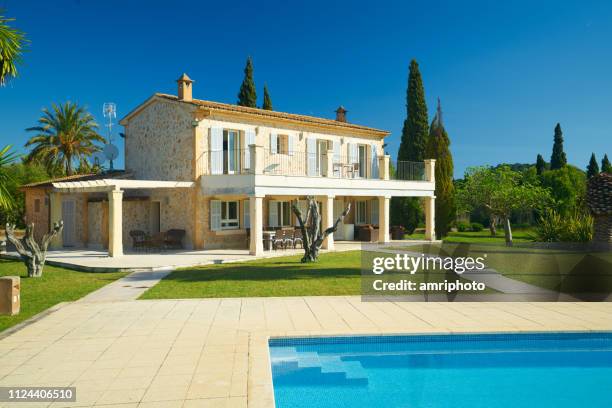 private finca property - mallorca spain stock pictures, royalty-free photos & images