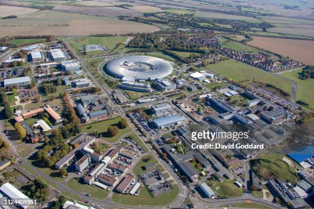 An aerial photograph of the Harwell Science and Innovation Campus, located three miles south east of Didcot in the vale of the White Horse on October...