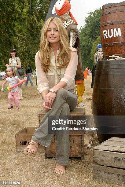 Cat Deeley during "Peter Pan" Characters Wander Kensington Gardens for Great Ormond Street Hospital - July 23, 2005 at Kensington Gardens in London,...