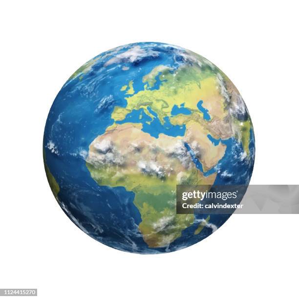 stockillustraties, clipart, cartoons en iconen met planeet aarde - globe