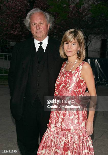 Editor-In-Chief of Vanity Fair Graydon Carter and Anna Carter arrive at the 7th Annual Tribeca Film Festival - Vanity Fair Party at the State Supreme...