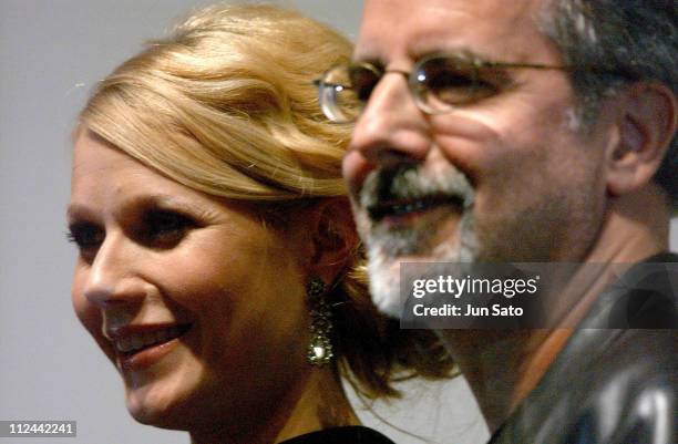 Gwyneth Paltrow and Jon Avnet during 17th Annual Tokyo International Film Festival - "Sky Captain and World of Tomorrow" - Stage Greeting at Virgin...