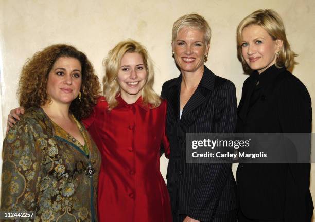 Mary Testa, Nellie McKay, Cecile Richards and Diane Sawyer