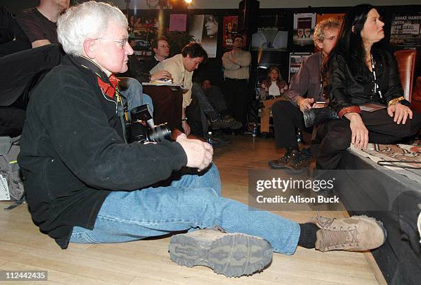 Roger Ebert, Hart Perry and Barbara Kopple during 2005 Sundance Film Festival - Conversations at the Lodge with Barbara Kopple at Filmmaker's Lodge...