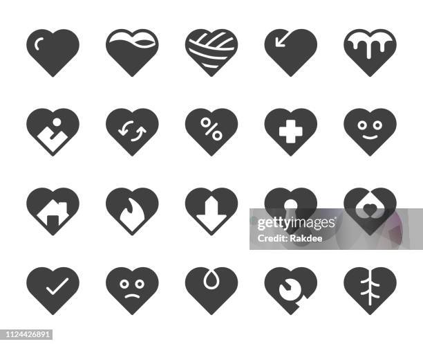 ilustrações, clipart, desenhos animados e ícones de forma de coração - ícones - valentines day home