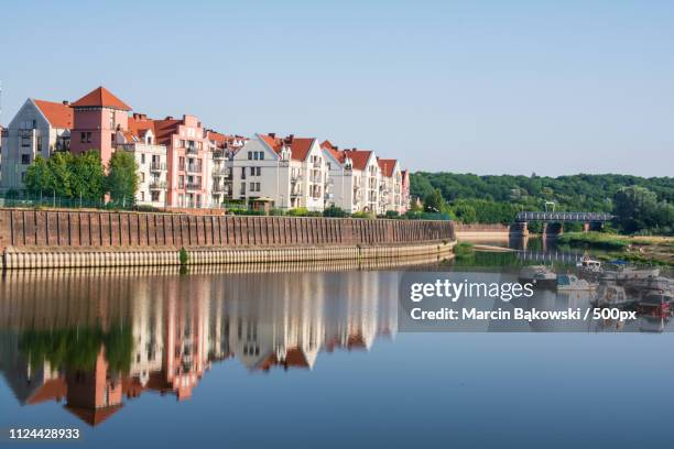 old harbour - poznan poland stock pictures, royalty-free photos & images