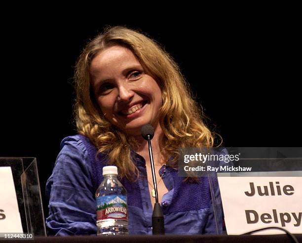 Julie Delpy, writer of "Before Sunset" during 20th Annual Santa Barbara International Film Festival - It Starts with the Script - Panel in Santa...