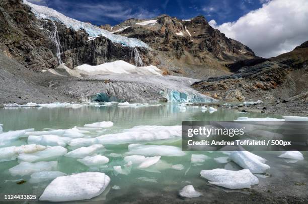 alpine deglaciation - piz bernina stock pictures, royalty-free photos & images