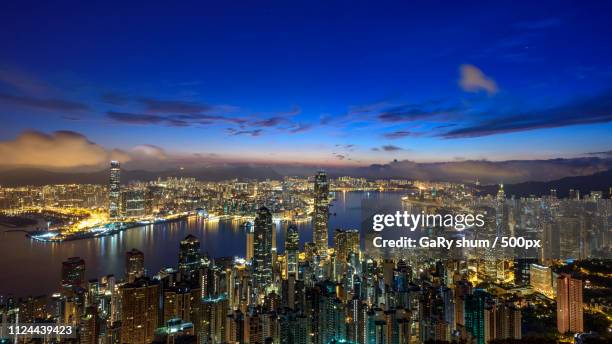 city at night - gold coast night stock pictures, royalty-free photos & images