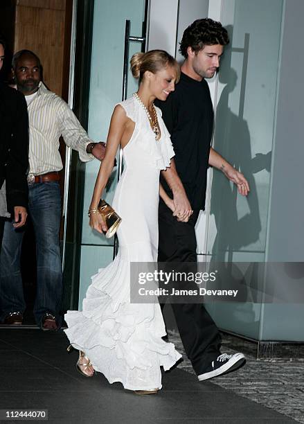 Nicole Richie and Brody Jenner during Nicole Richie and Brody Jenner Sighting at Hotel Gansevoort in New York City - August 31, 2006 at Hotel...