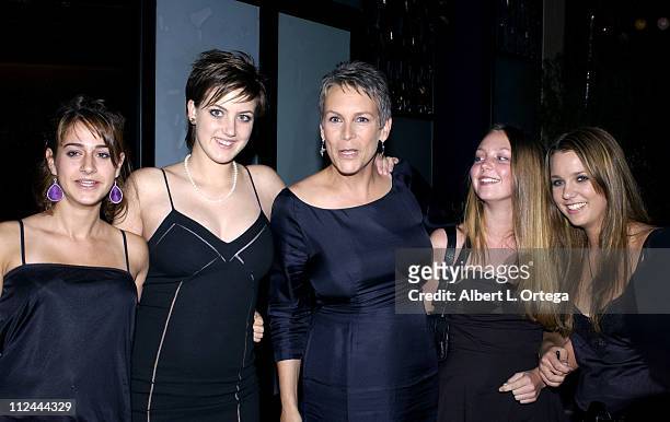 Jamie Lee Curtis, daughter Annie and guests during Premiere of "Freaky Friday" - After Party at Hollywood & Highland in Hollywood, California, United...