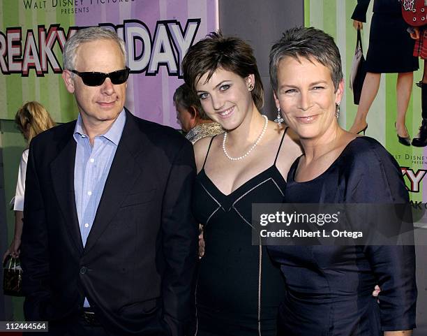 Christopher Guest, Annie, Jamie Lee Curtis during Premiere of "Freaky Friday" at El Capitan Theater in Hollywood, California, United States.