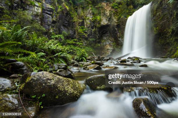 hopetoun falls great ocean road - sloan stock pictures, royalty-free photos & images