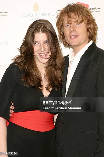 Tara Summers and Julian Rhind-Tutt during Tsunami Earthquake Appeal Dinner at Inter-Continental Hotel in London, Great Britain.