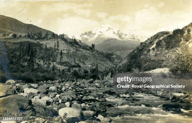 Euampu from Sorata , Bolivia, 1907. Artist Percy Harrison Fawcett.