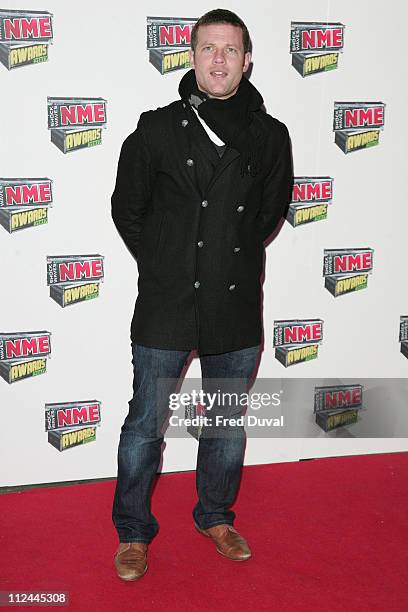 Dermot O' Leary during Shockwaves NME Awards 2007 - Red Carpet Arrivals at Hammersmith Palais in London, Great Britain.