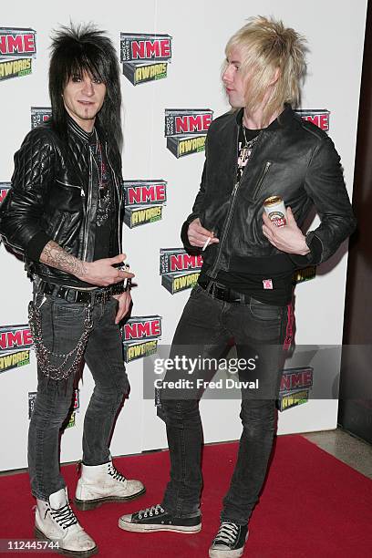 Towers of London during Shockwaves NME Awards 2007 - Red Carpet Arrivals at Hammersmith Palais in London, Great Britain.