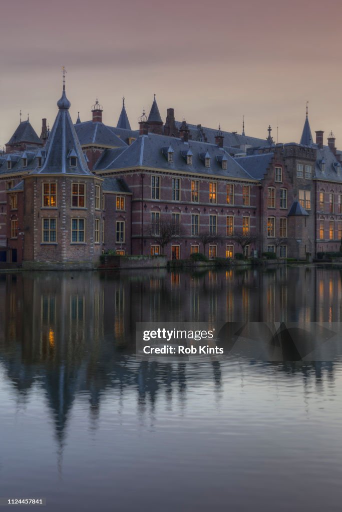 Binnenhof (Parliament buildings) with on the left 'Het Torentje' (Little Tower) the office of the Prime-Minister