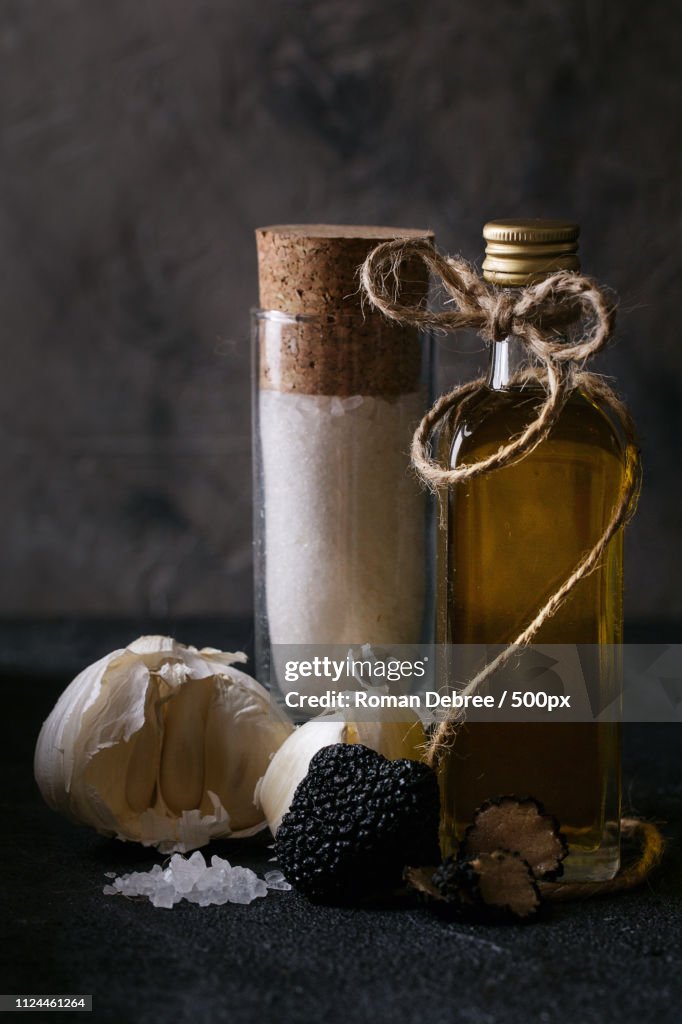 Truffle Mushroom With Oil And Salt