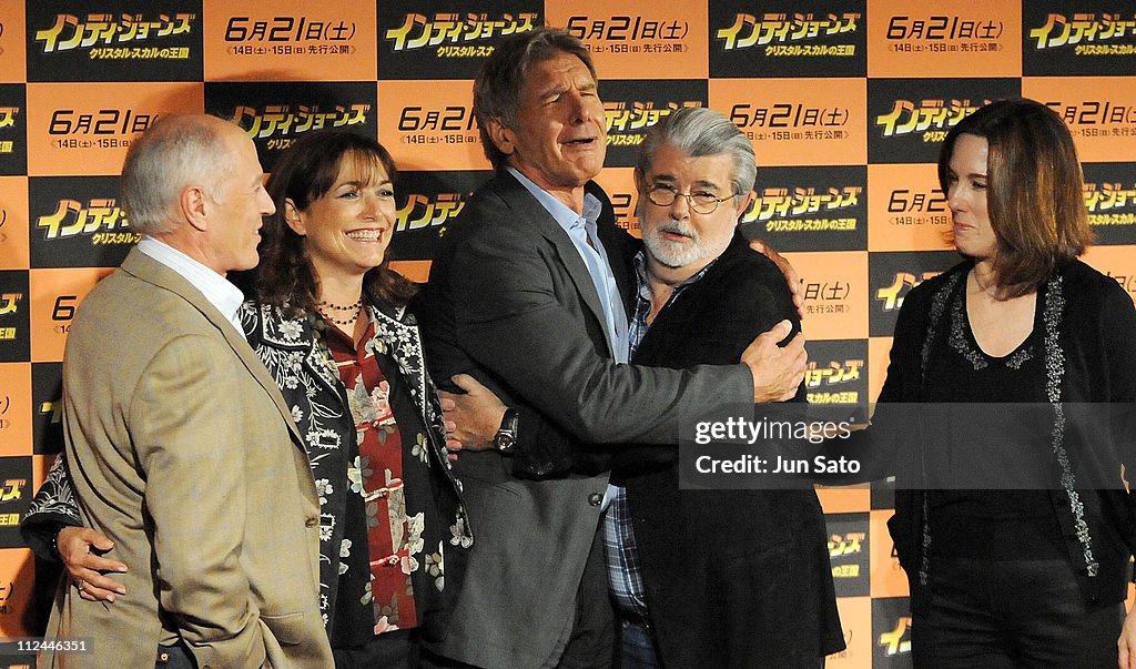 "Indiana Jones And The Kingdom Of The Crystal Skull" Press Conference in Tokyo
