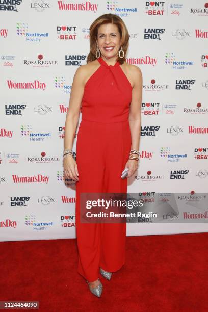 Hoda Kotb attends Woman's Day Celebrates 16th Annual Red Dress Awards on February 12, 2019 in New York City.