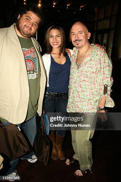 Jorge Garcia, Karina Garcia and Richard Perez-Feria, Editor of People En Espanol