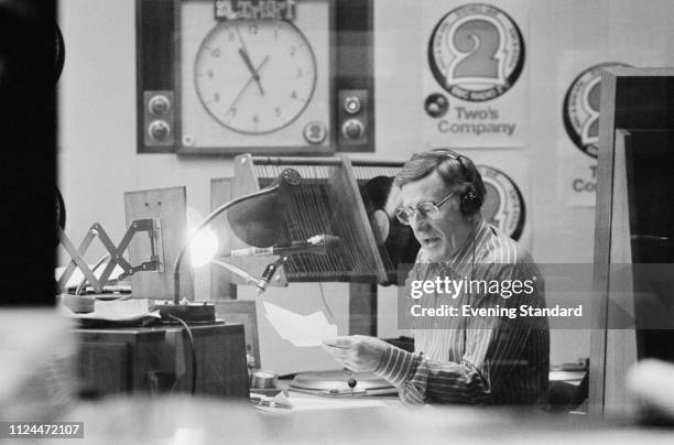 English singer, disc jockey and radio personality Jimmy Young , UK, 29th April 1980.