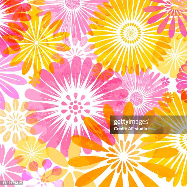 floral background - geranium stock illustrations