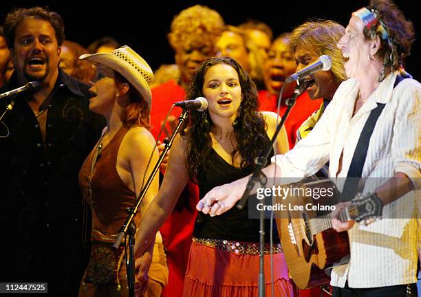 Raul Malo, Polly Parsons, Norah Jones, Jim Lauderdale and Keith Richards