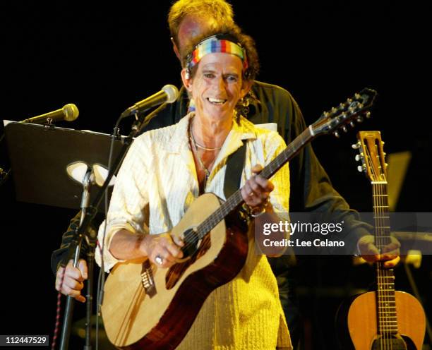 Keith Richards during Return To Sin City: A Tribute To Gram Parsons at Santa Barbara Bowl - July 9, 2004 at Santa Barbara Bowl in Santa Barbara,...